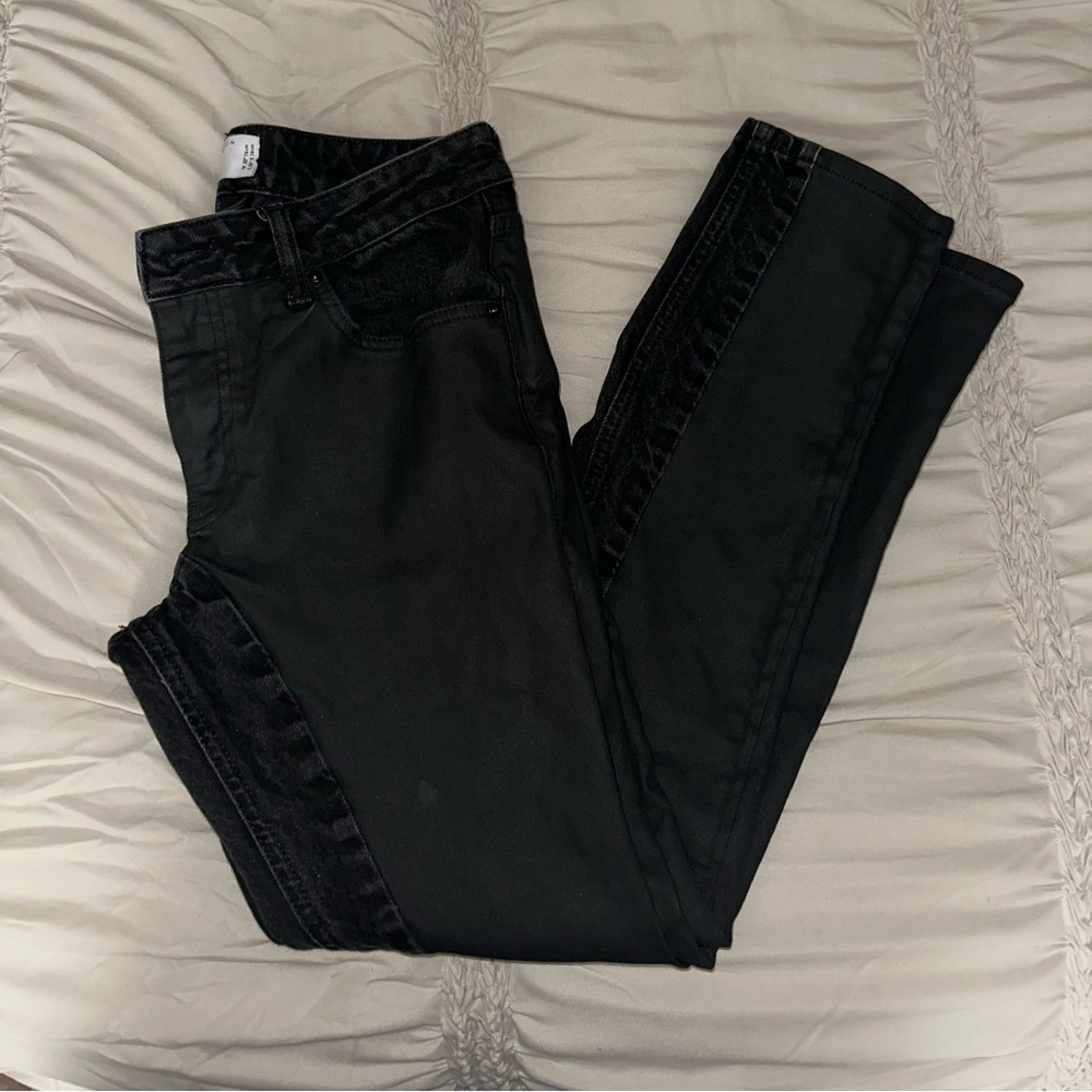 Faux Leather X Jean, Men's ASOS Jeans